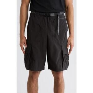 OFF WHITE Off Industrial Belt Cargo Shorts Large